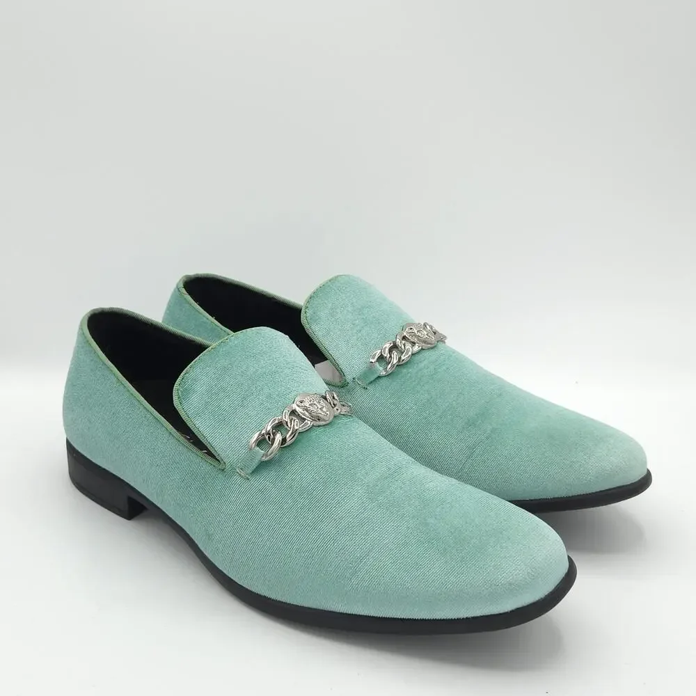 Amali Lynx Mint Men's Green Dress Shoes Size 10